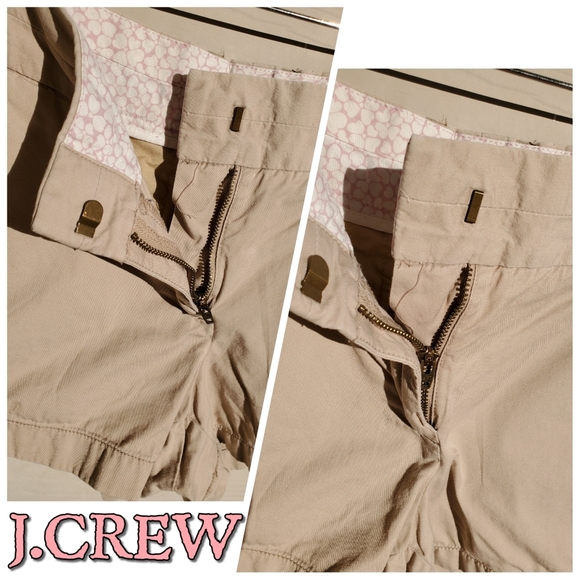 J. CREW 100% Cotton Broken-in Khaki Chino Shorts - Picture 2 of 16